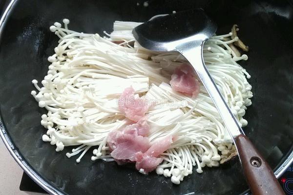 双菇炒肉的做法图解9