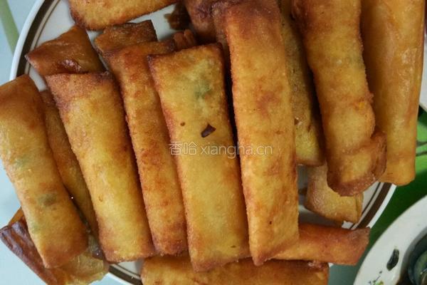 家常鲜虾春卷的做法图解3