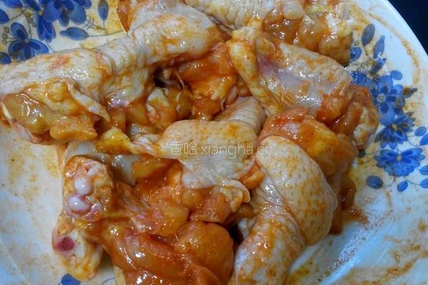 奥尔良烤鸡翅根的做法图解4