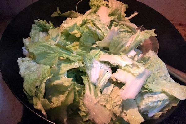 白菜炖酥肉的做法图解4