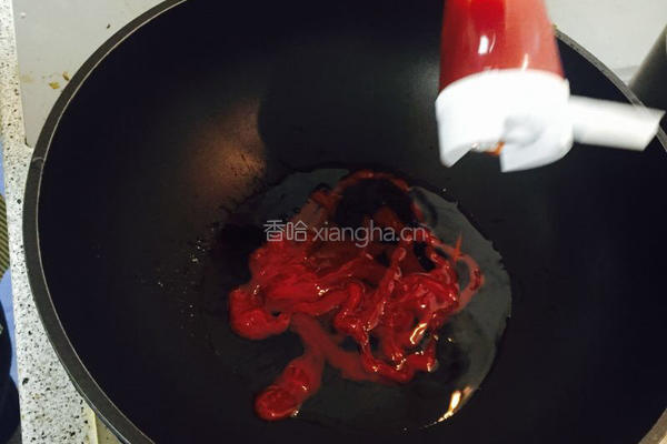 香辣番茄大虾的做法图解3