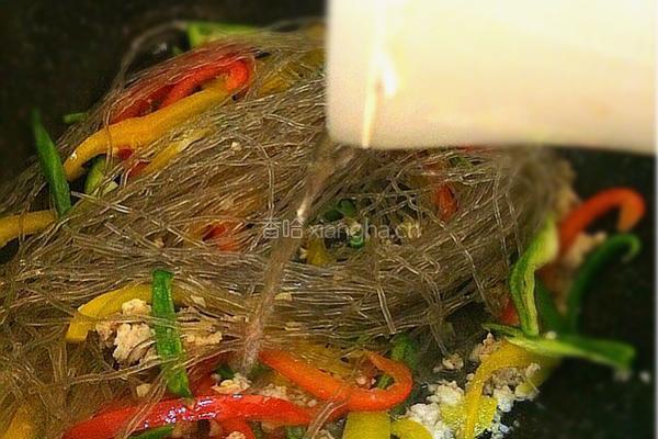 彩椒粉丝的做法图解6