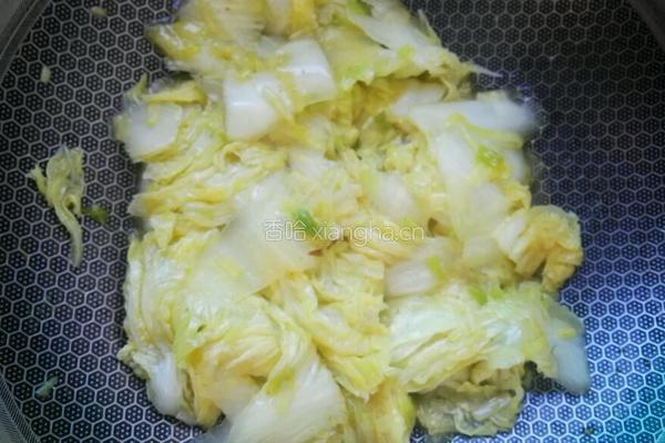 素鸡炒白菜的做法图解3