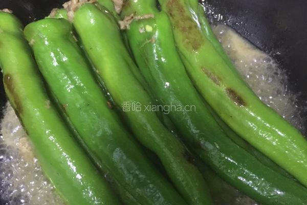辣椒酿肉的做法图解5
