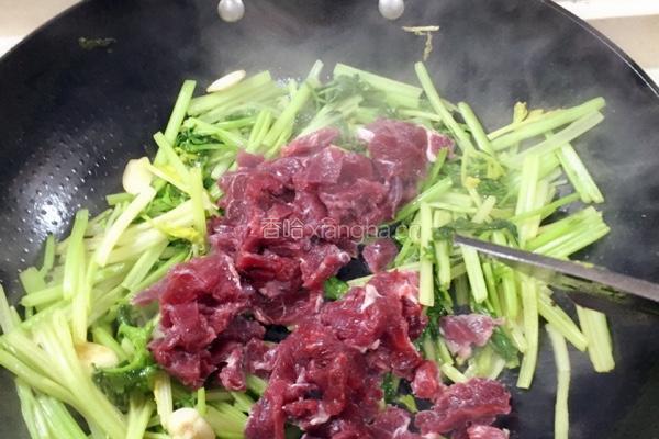 西芹炒牛肉的做法图解6