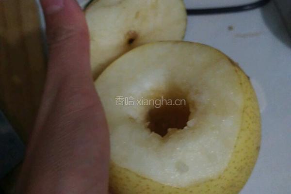 润肺化痰 琵琶叶炖梨的做法图解2