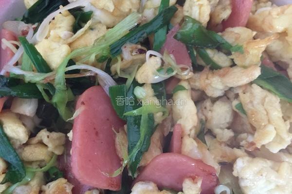 大蒜方腿鸡蛋的做法图解4