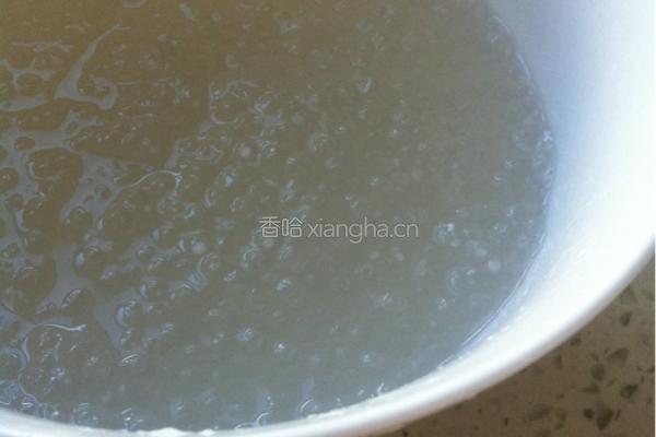 红豆牛奶紫薯西米露的做法图解5