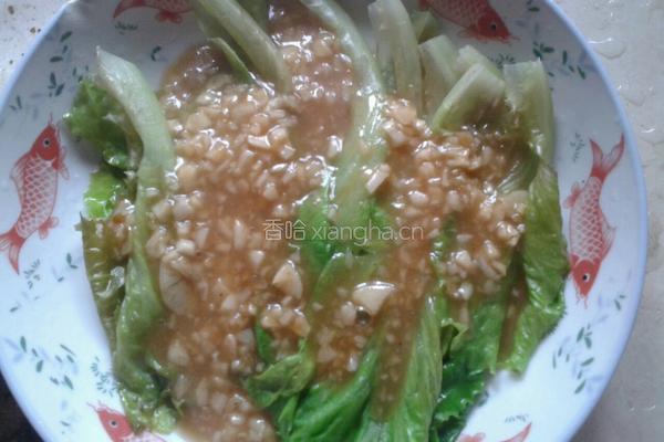 蒜蓉生菜的做法图解4