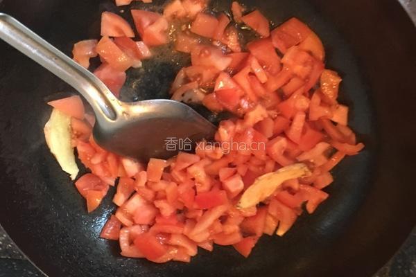 西红柿鸡蛋打卤面的做法图解2