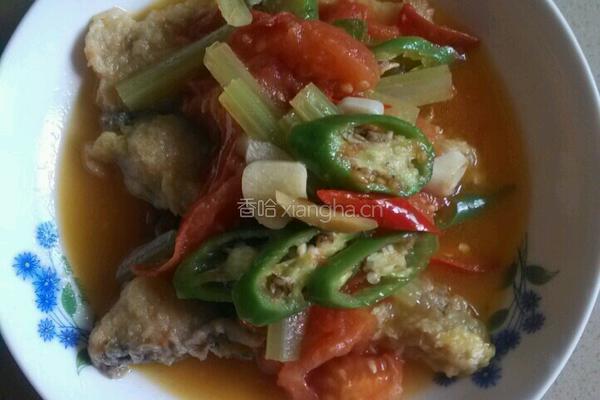 蕃茄煮炸鱼的做法图解10