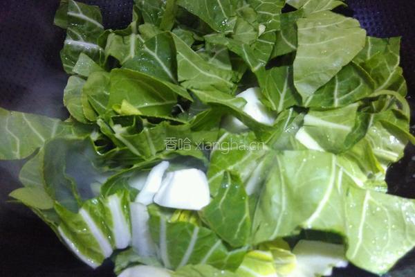 青菜肉圆粉丝煲的做法图解2