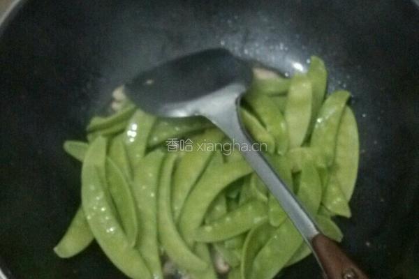 荷兰豆炒肉片的做法图解9