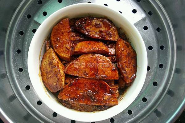 香芋扣肉的做法图解15