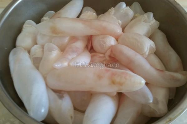 家常烧鱼鳔的做法图解1