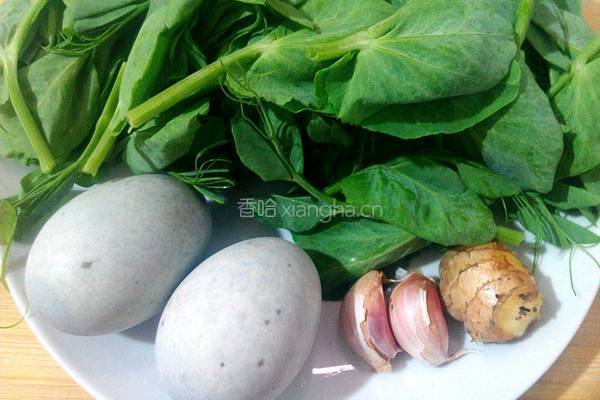 上汤荷兰豆苗的做法图解1