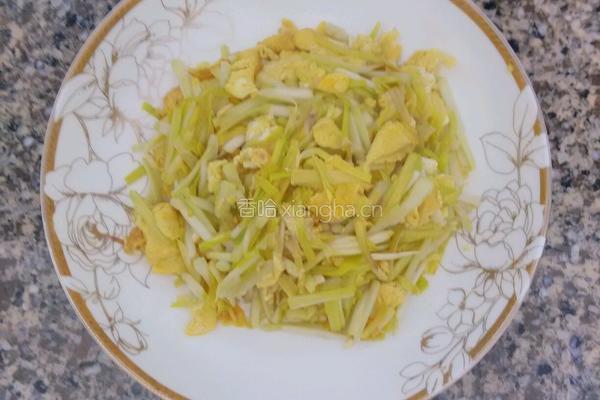 蒜黄鸡蛋的做法图解6