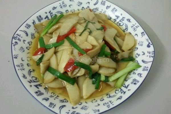 耗油杏鲍菇的做法图解4