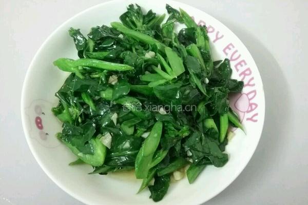 蒜蓉芥兰的做法图解3