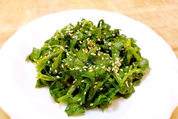 凉拌芹菜叶的做法图解3