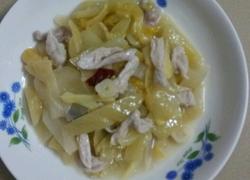 咸菜炒肉片