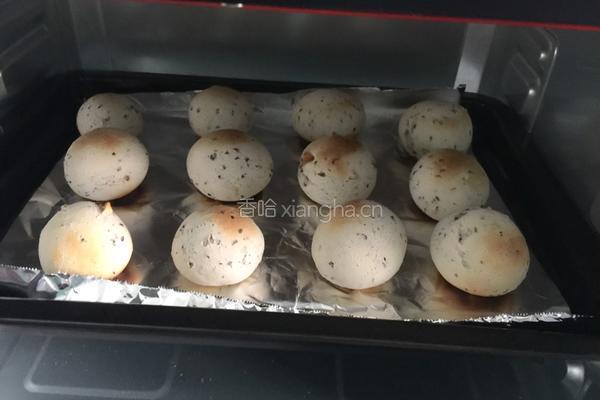 芝麻核桃麻薯面包的做法图解8