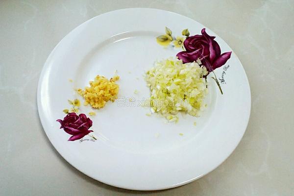 香菇酿肉的做法图解2