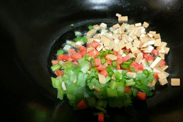 酱丁炒饭的做法图解5