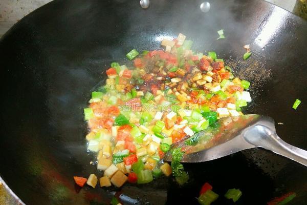 酱丁炒饭的做法图解6
