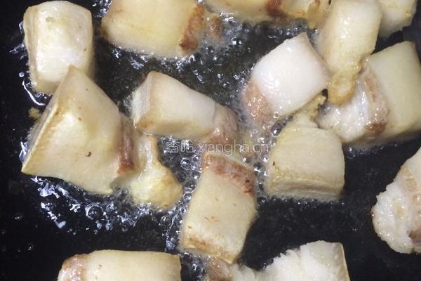 豆参烧肉的做法图解2