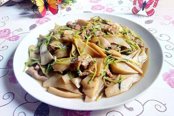 杏鲍菇炒肉丝的做法图解13