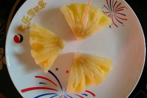 蜜汁菠萝的做法图解6