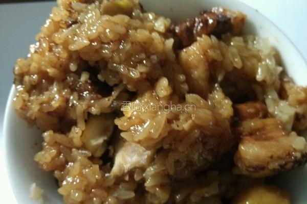 板栗糯米饭的做法图解4