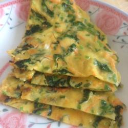菠菜胡萝卜鸡蛋饼的做法[图]