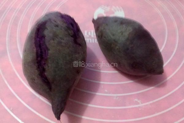 水晶紫薯汤圆的做法图解4