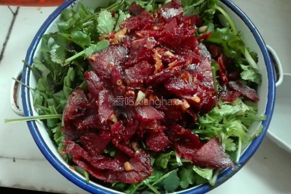 牛肉巴拌香菜的做法图解6