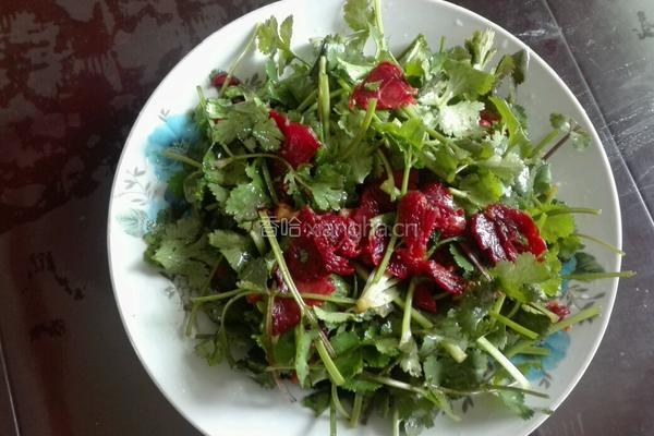 牛肉巴拌香菜的做法图解7