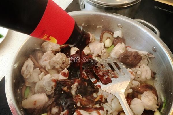 香菇蚝油焖鸡肉的做法图解8