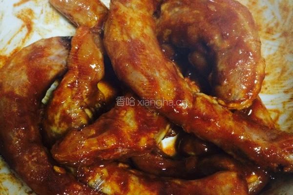 奥尔良烤鸡脖子。的做法图解5