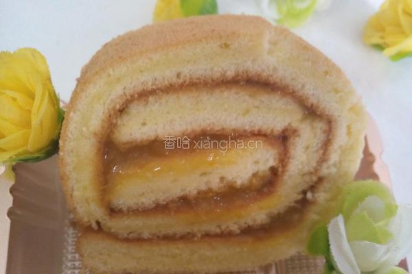 橙酱蛋糕卷的做法图解20