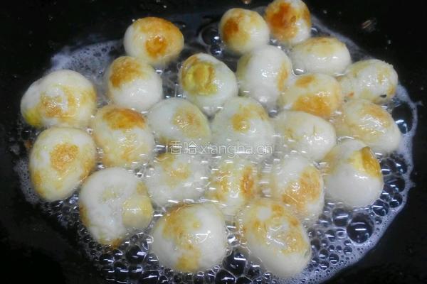 番茄酱虎皮鹌鹑蛋的做法图解4