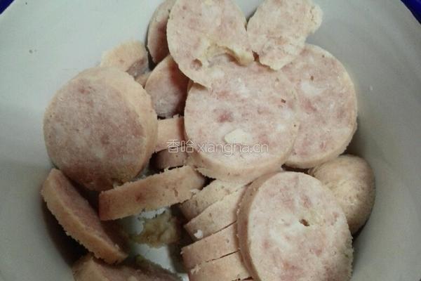 大白菜火腿肠粉丝汤的做法图解3
