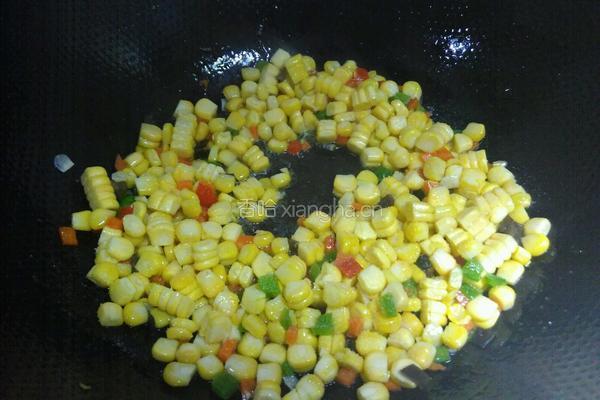 彩蔬玉米粒的做法图解7