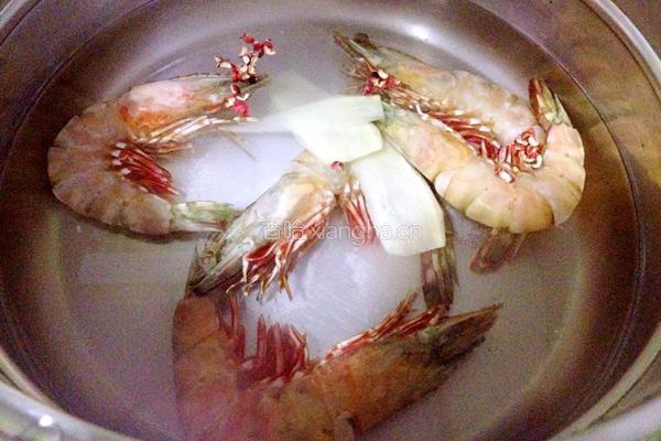 白灼大虾的做法图解2