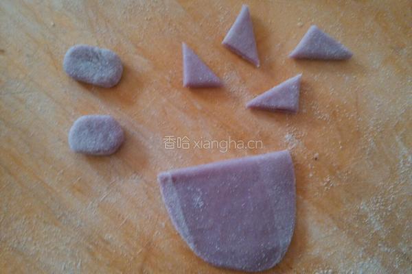 小猪豆沙包的做法图解6