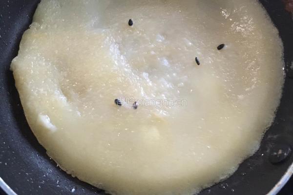 芝麻苹果饼的做法图解4
