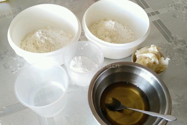莲蓉酥（豆沙酥）的做法图解1