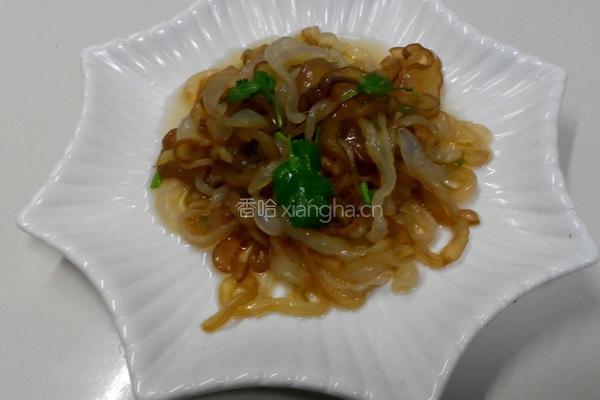 凉拌海蜇丝