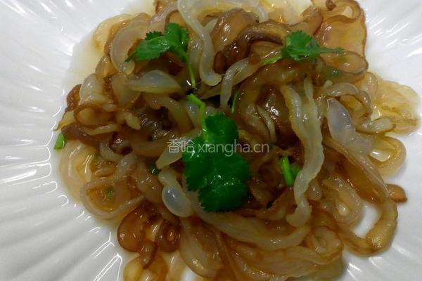 凉拌海蜇丝的做法图解6
