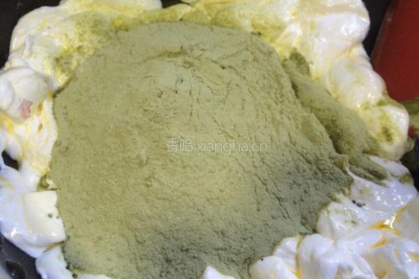 抹茶味牛轧糖的做法图解5